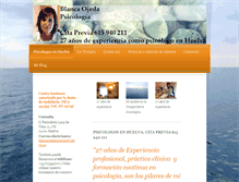 Tablet Screenshot of blancaojedapsicologia.com